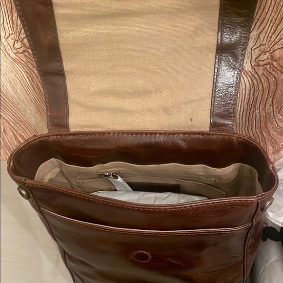New Frye Corrine Leather Backpack - Picture 3 of 11